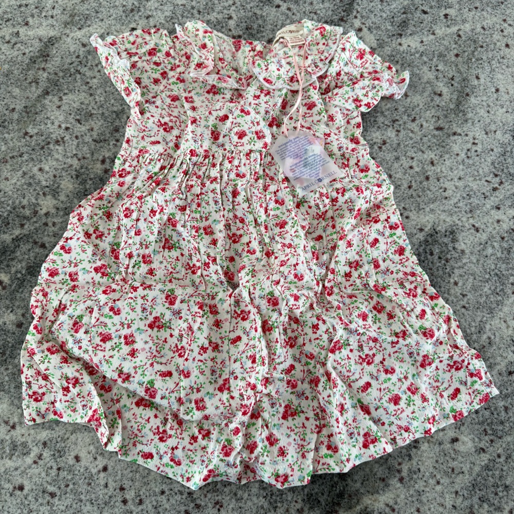 NWT April Cornell Toddler Girl Floral Dress